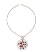Ruby and Diamond Medallion Necklace