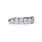 Brandon Boswell Halfway Eternity Band with Argyle Pink Diamond Center Stone