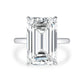 Emerald Cut Diamond Solitaire Ring