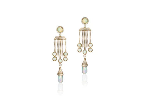 The Gatsby Opal Earrings