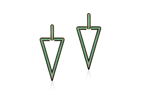 The Divine Emerald Earrings