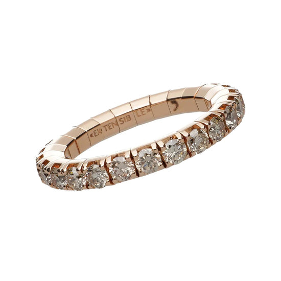 Champagne Diamond Eternity Band