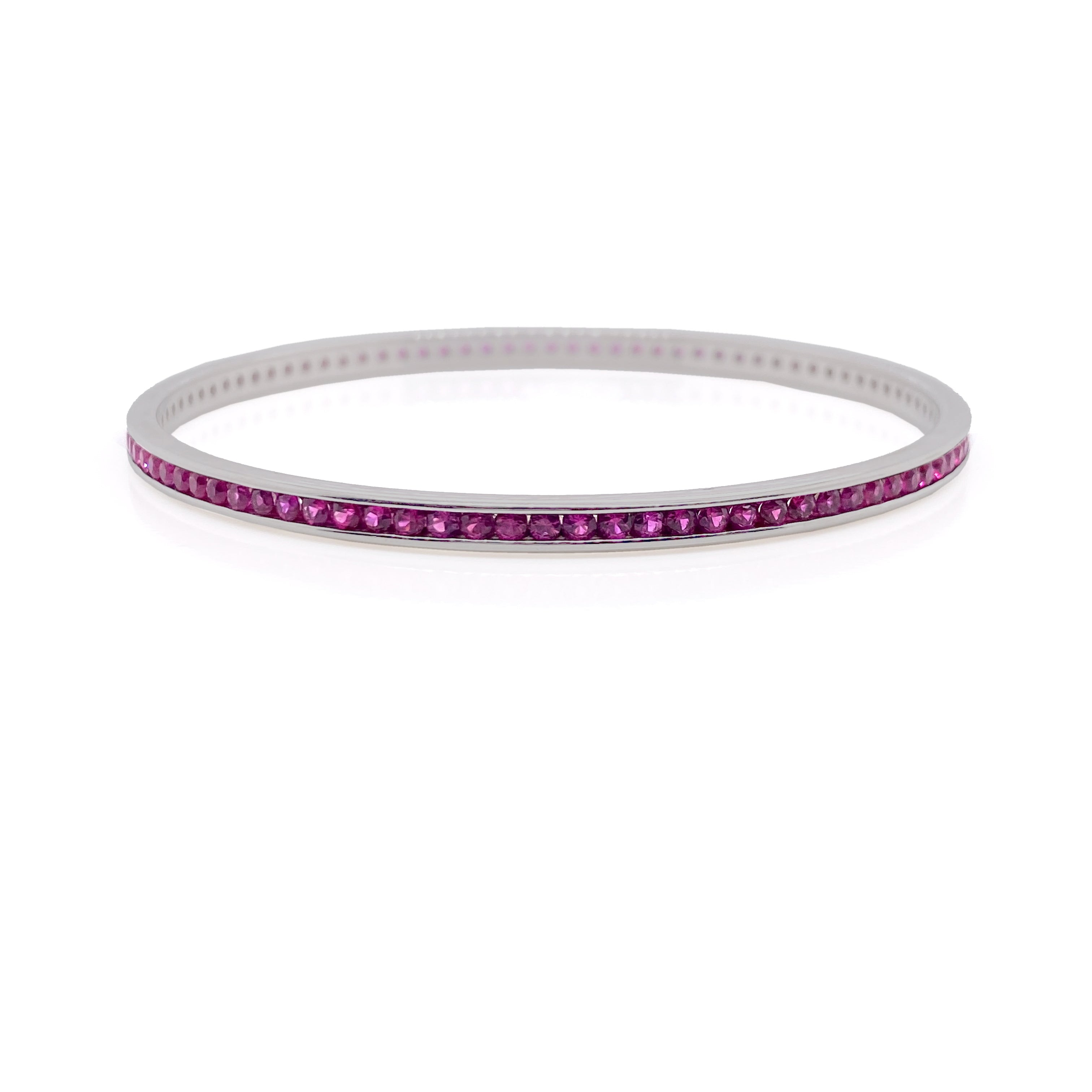 Daily Luxe 18K Rose Gold Pink Sapphire Bangle | Chow Sang Sang Jewellery