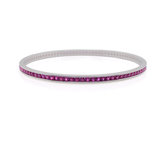 Colored Sapphire Bangle