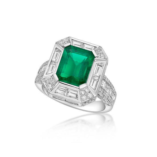 The Art Deco Emerald Ring