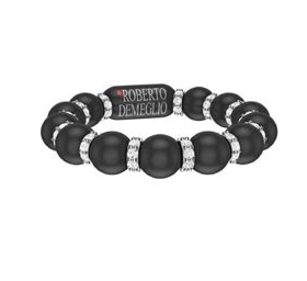 Roberto Demeglio Matte Black Ceramic Ring