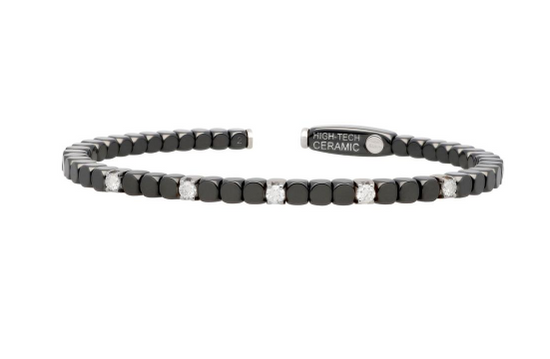Roberto Demeglio Black Ceramic Bangle
