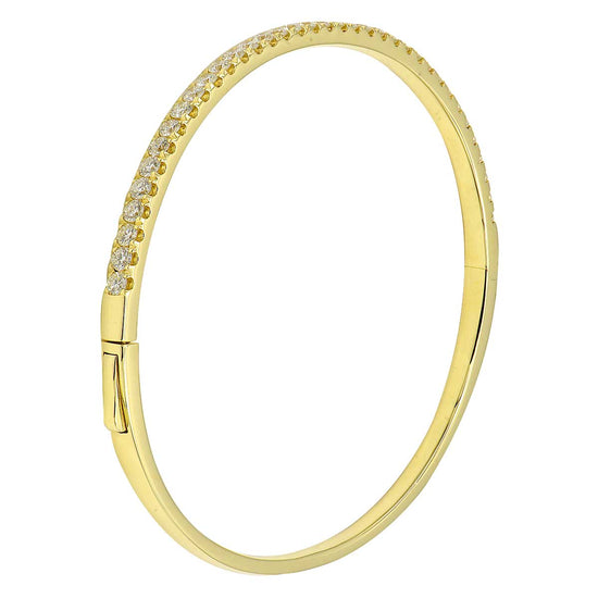 Yellow Gold Diamond Bangle