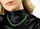 Emerald and Yellow Diamond Necklace