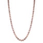 Pink Pearl and Diamond Necklace